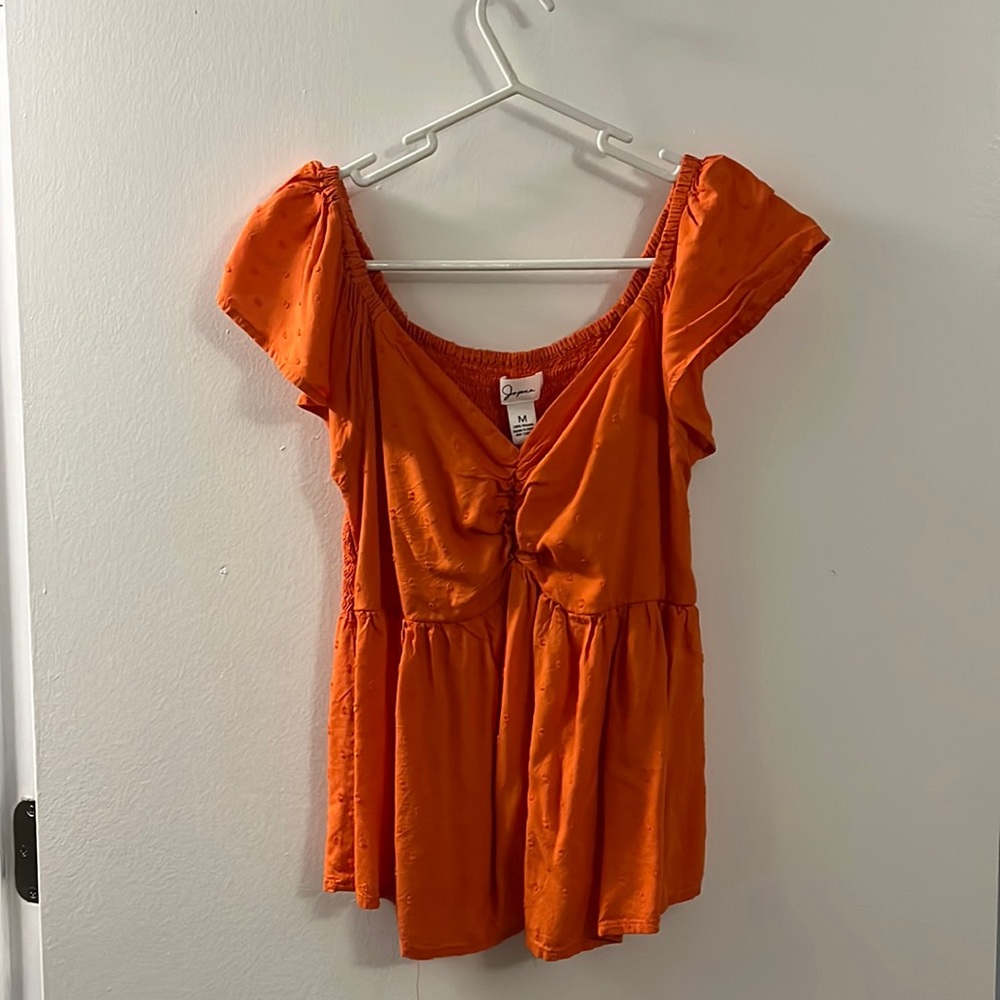 Orange Women’s Low cut Top - Medium